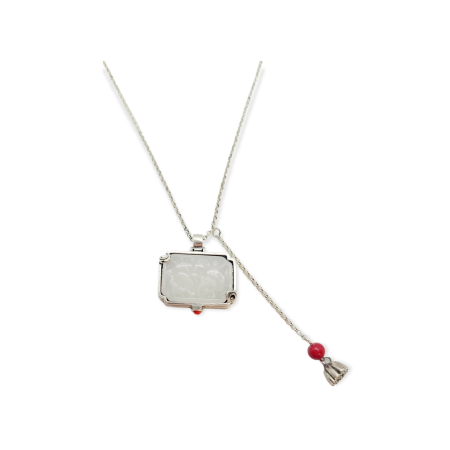 Necklace with silver 925 suitcase1